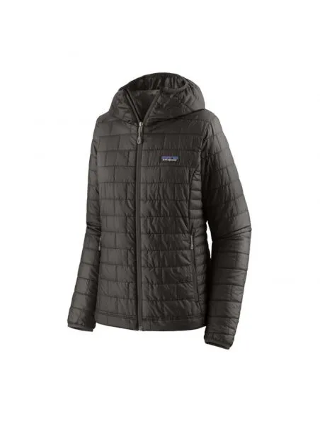 PATAGONIA Chaqueta Nano Puff Hoody Mujer Black