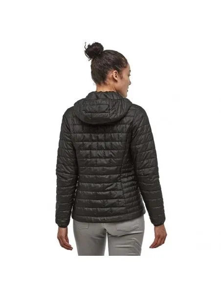 PATAGONIA Chaqueta Nano Puff Hoody Mujer Black