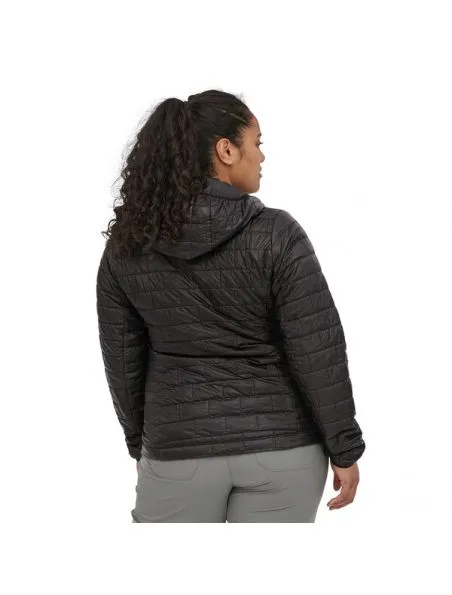 PATAGONIA Chaqueta Nano Puff Hoody Mujer Black