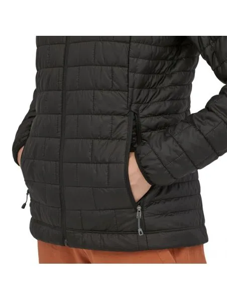 PATAGONIA Chaqueta Nano Puff Hoody Mujer Black