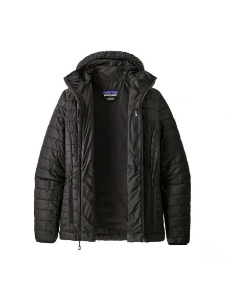 PATAGONIA Chaqueta Nano Puff Hoody Mujer Black