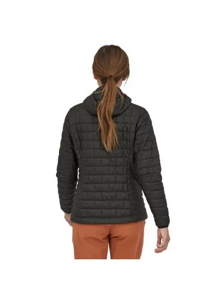 PATAGONIA Chaqueta Nano Puff Hoody Mujer Black