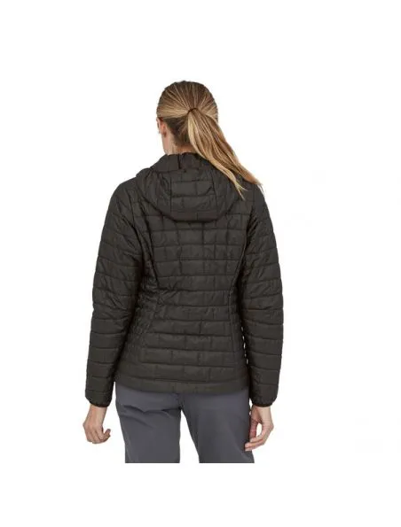 PATAGONIA Chaqueta Nano Puff Hoody Mujer Black